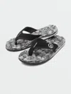 Volcom Men's Recliner Sandals In Animal Print
