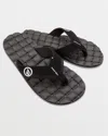 Volcom Men's Recliner Sandals In Animal Print