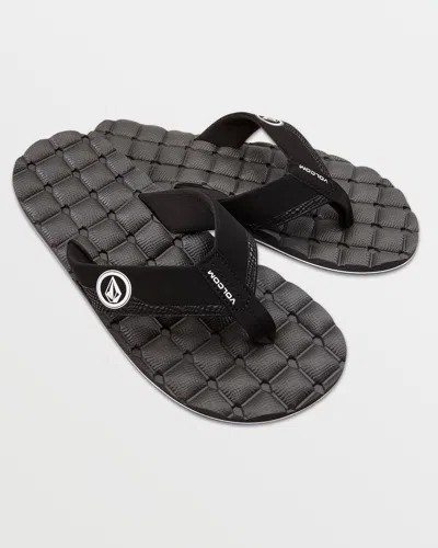 Volcom Men's Recliner Sandals In Animal Print