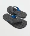 Volcom Men's Recliner Sandals In Black