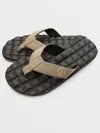 Volcom Men's Recliner Sandals In Brown