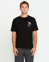Volcom Men's Reelin Short Sleeve Tee In Black
