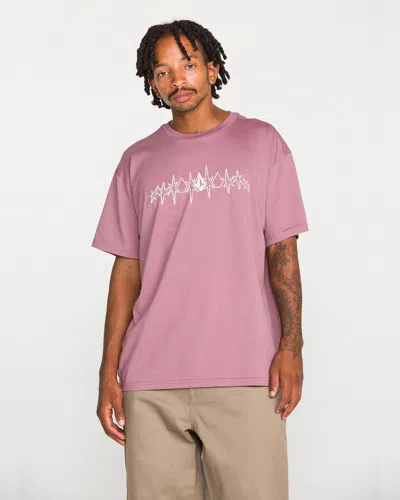 Volcom Men's Repeater Short Sleeve Tee In Pink