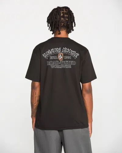 Volcom Men's Ringafire Short Sleeve Tee In Black