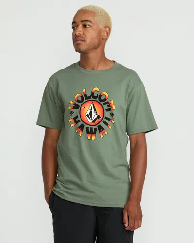 Volcom Men's Rotation Short Sleeve Tee In Green