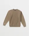 Volcom Men's Single Stone Pw Crew In Brown