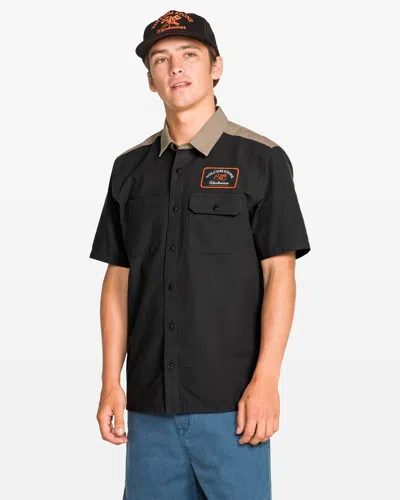 Volcom Men's Slab City Short Sleeve Tee In Black