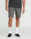 Volcom Men's Slub Frickin Cross Shred 20" Hybrid Shorts In Black