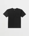 Volcom Men's Solid Short Sleeve Pocket Tee In Black