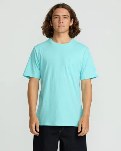 Volcom Men's Solid Short Sleeve Shirt Pocket Tee