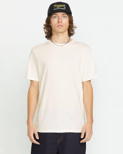 Volcom Men's Solid Short Sleeve Tee In White