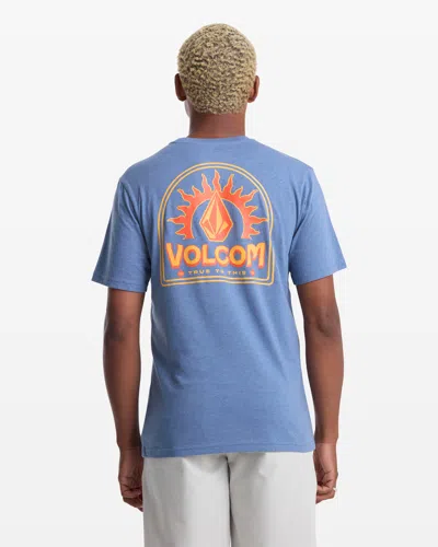 Volcom Men's Solstice Short Sleeve Tee In Blue