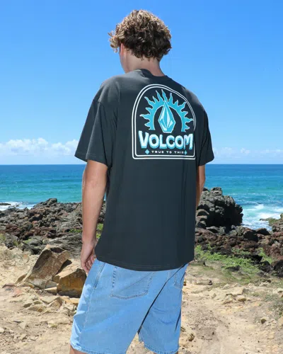 Volcom Men's Solstice Short Sleeve Tee In Blue
