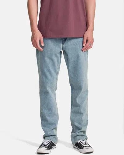 Volcom Men's Solver Denim Pants In Blue