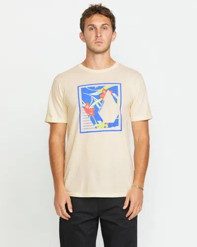 Volcom Men's Sprayz Short Sleeve Tee In Neutral