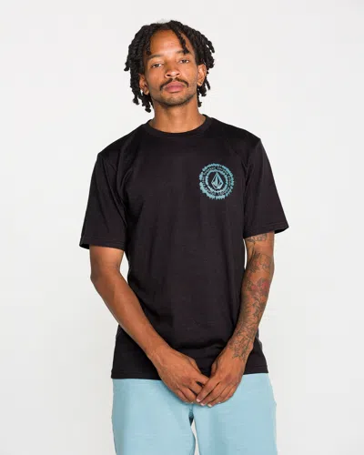 Volcom Men's Still Spiraling Short Sleeve Tee In Black