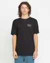 Volcom Men's Stone Buckle Short Sleeve Tee In Black