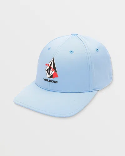Volcom Men's Stone Chain Dry Flexfit Hat In Blue
