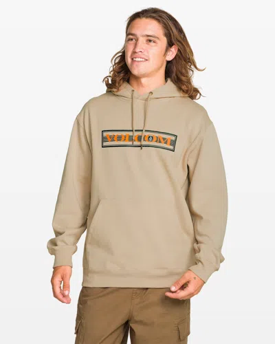 Volcom Men's Stone Coast Pullover In Brown