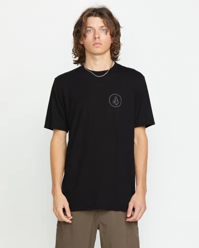 Volcom Men's Stone Tech Short Sleeve Tee In Black