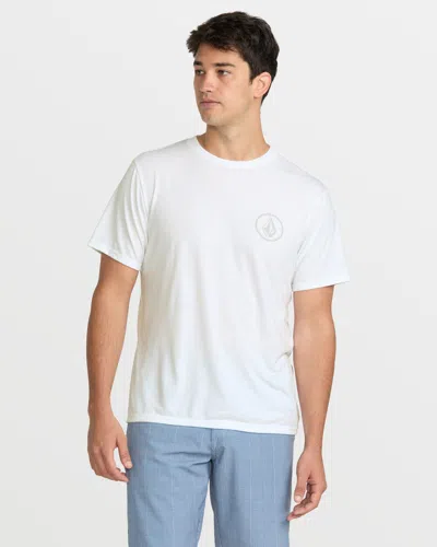 Volcom Men's Stone Tech Short Sleeve Tee In White