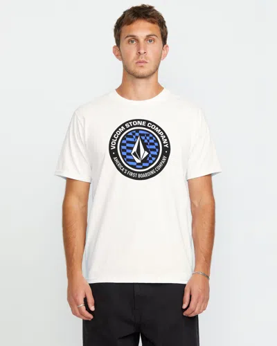 Volcom Men's Stoney Circle Short Sleeve Tee In White