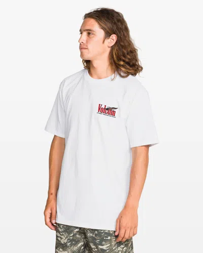 Volcom Men's Stoney Mountain Short Sleeve Tee In White