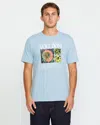 Volcom Men's Succr Short Sleeve Tee In Blue