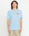 Volcom Sure Thing Graphic T-shirt In Blue