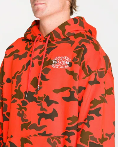 Volcom Men's Talon Workwear Pullover In Red