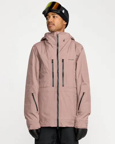 Volcom Men's Tds Inf Gore-tex Jacket In Purple