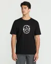 Volcom Men's Trucker Stone Short Sleeve Tee In Black