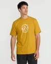 Volcom Men's Trucker Stone Short Sleeve Tee In Yellow
