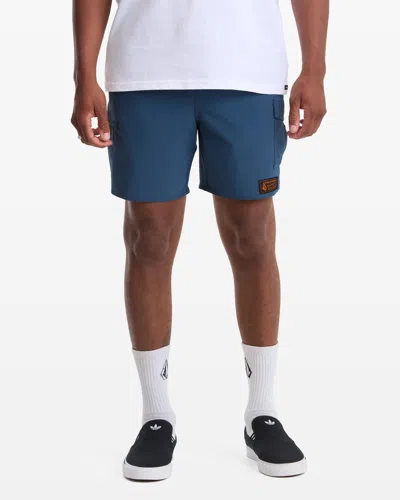 Volcom Men's Truly Lib Work Trunk 17 In Blue