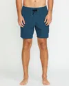 Volcom Men's Truly Liberator Trunks In Blue