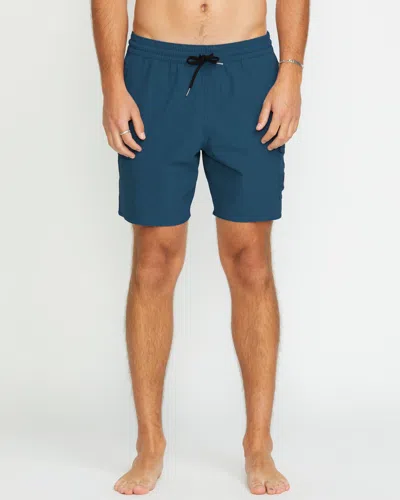 Volcom Men's Truly Liberator Trunks In Blue