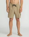 Volcom Men's Truly Liberator Trunks In Brown