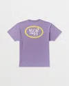 Volcom Men's Tune In Short Sleeve Tee In Purple