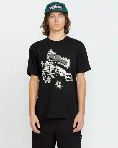 Volcom Men's  Entertainment Short Sleeve Tee In Black