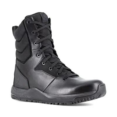 VOLCOM MEN'S VOLCOM STREET SHIELD VM30705 W BLACK LEATHER 8" TACTICAL WORK BOOTS VER871