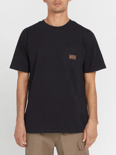 Volcom Men's  Workwear Certifico Short Sleeve Tee In Animal Print