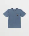 Volcom Men's Workwear Certified Pocket Short Sleeve Tee In Blue