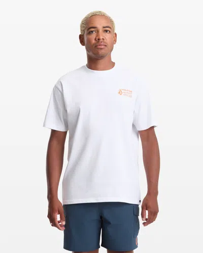 Volcom Men's Workwear Short Sleeve Tee In White