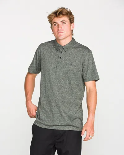 Volcom Men's Wowzer Polo Short Sleeve Shirt In Green