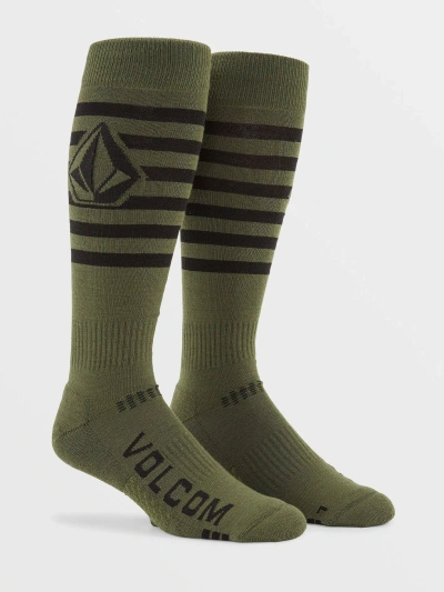 Volcom Mens Kootney Socks - Military In Green