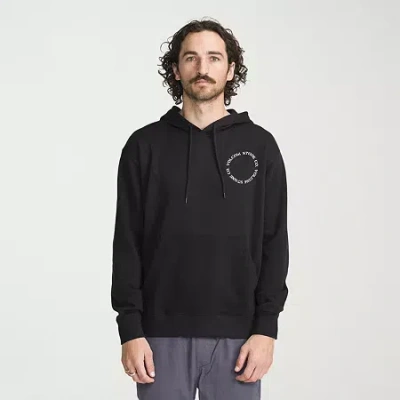 Volcom Mens Long Sleeve Fleece Hoodie In Black