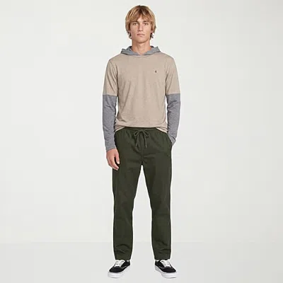 Volcom Mens Pull-on Short In Green