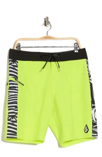 Volcom Mingle Mod Board Shorts In Green