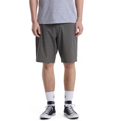 Volcom Mix Frickin Cross Shred Shorts In Gray