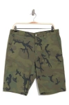 Volcom Monty Stretch Shorts In Greencombo